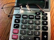 lores calculator glasses desk accounting review mb